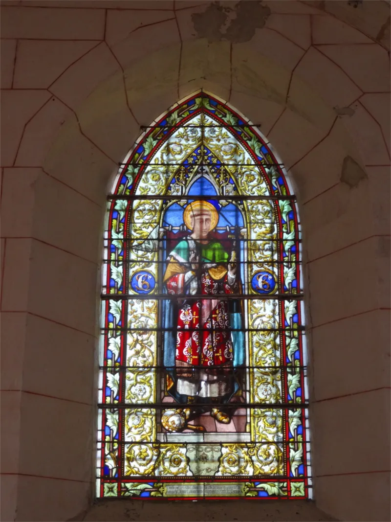 Vitrail de l'Église Notre-Dame d'Iville