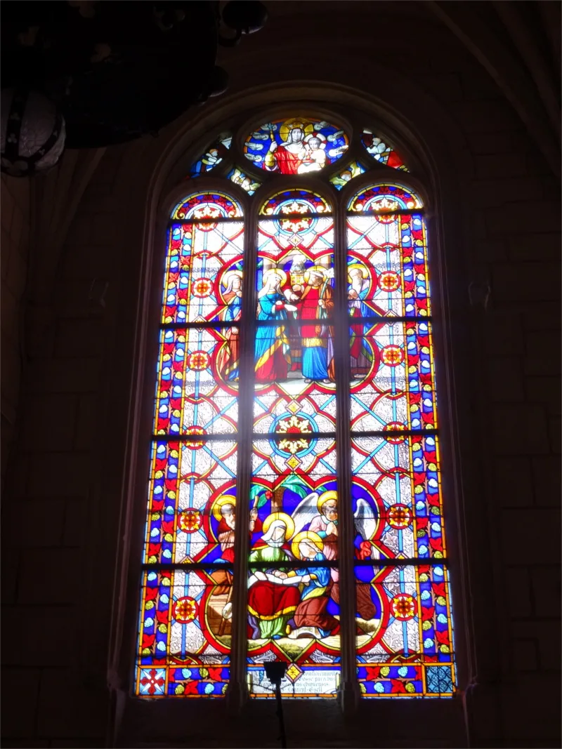 Vitrail Baie I dans l'Église Saint-Germain de Rugles