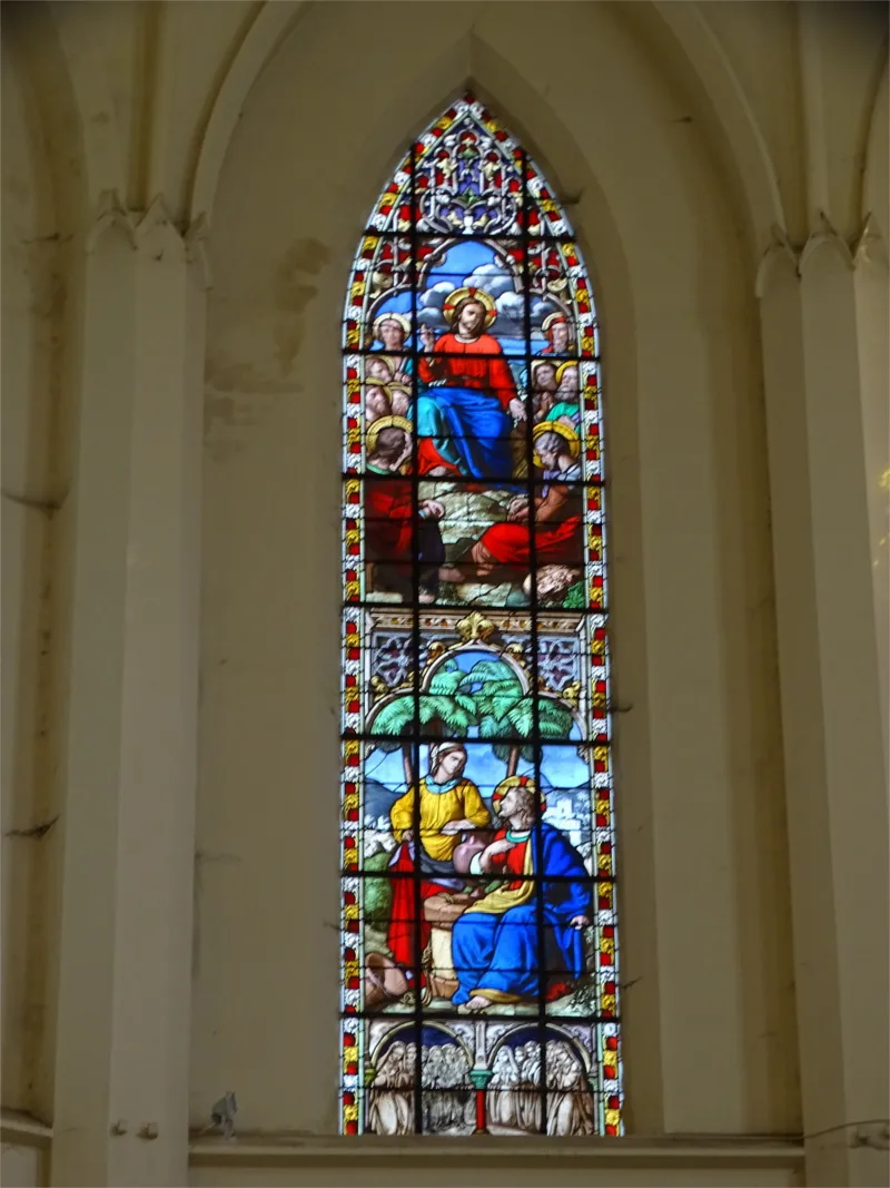 Vitrail Baie 2 dans l'église Notre-Dame-de-la-Vallée de Fleury-sur-Andelle