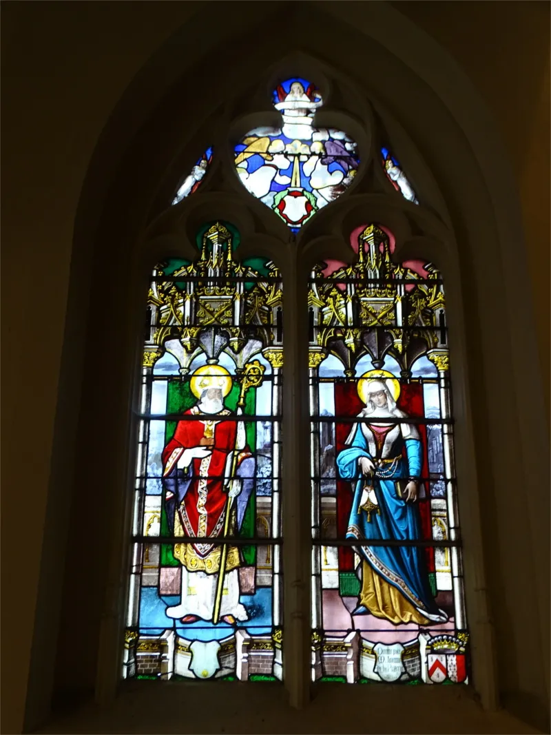 Vitrail Baie I dans l'Église Notre-Dame de Pîtres