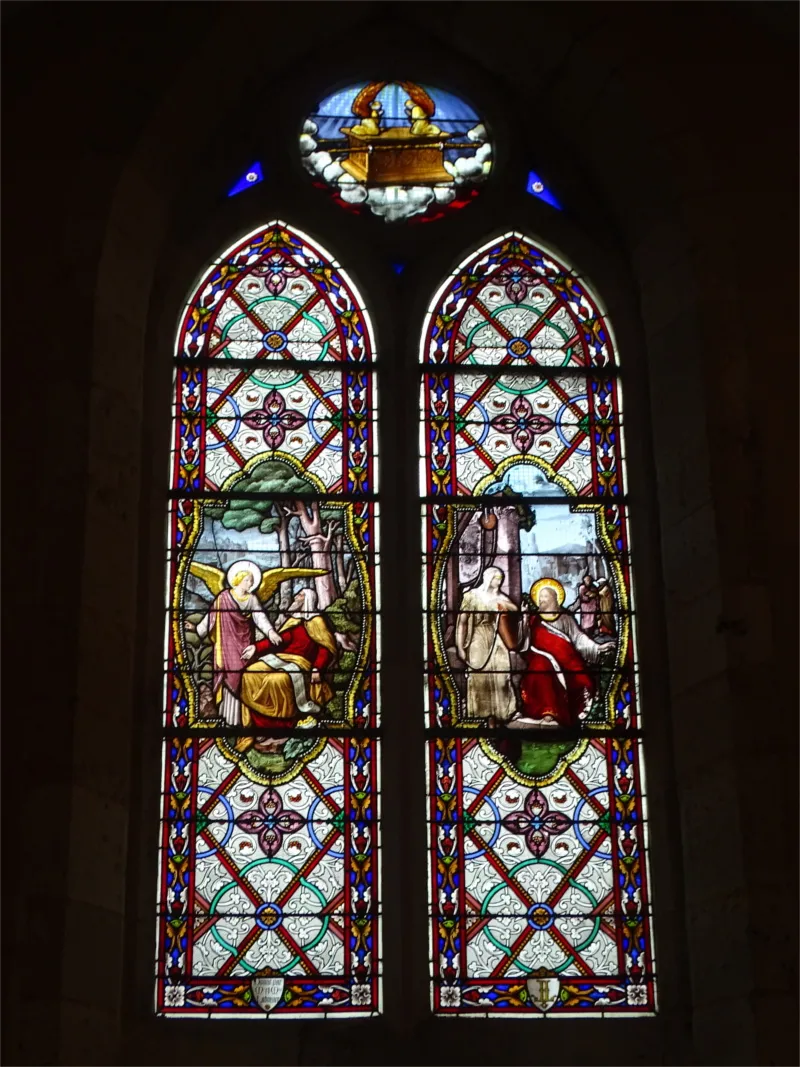 Vitrail Baie E dans l'Église Saint-Georges de Romilly-sur-Andelle