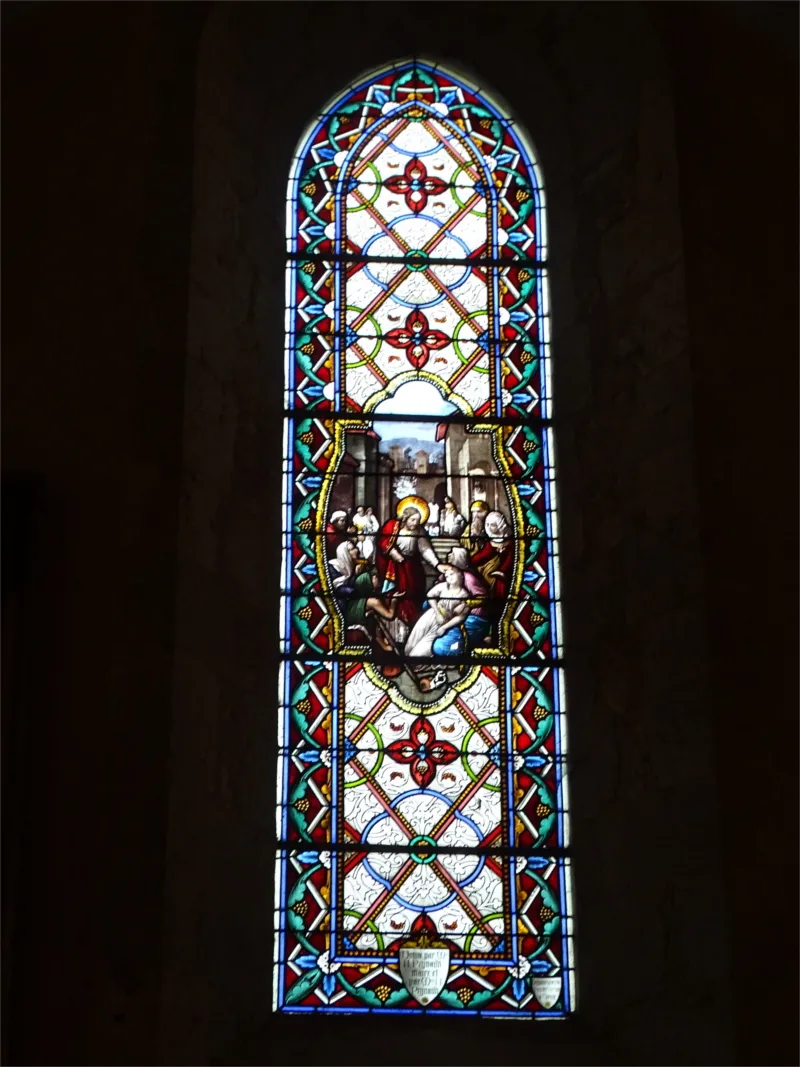 Vitrail Baie F dans l'Église Saint-Georges de Romilly-sur-Andelle