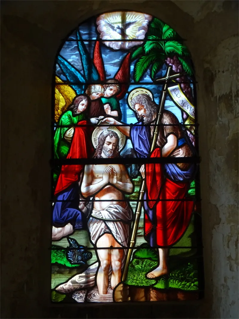 Vitrail baie 11 dans l'Église Notre-Dame de Buis-sur-Damville