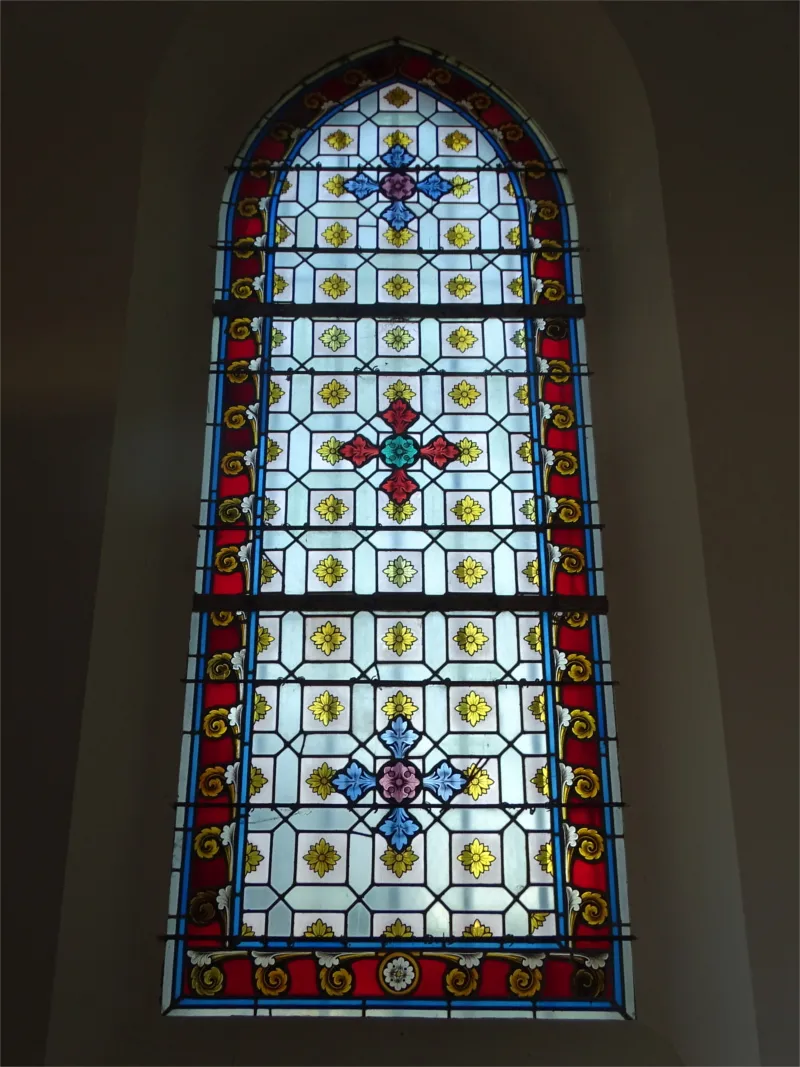 Vitrail Baie 16 dans l'Église Saint-Martin de Bosgouet