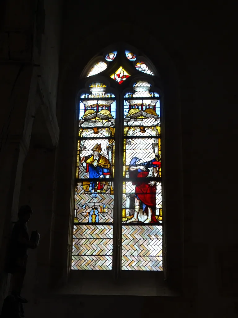 Vitrail Baie 4 dans l'Église Saint-Pierre de Jouy-sur-Eure