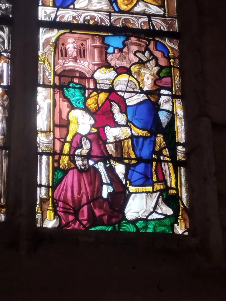 Vitrail Baie 16 : Vie de Saint-Mathurin dans l'Église Saint-Martin à Nonancourt