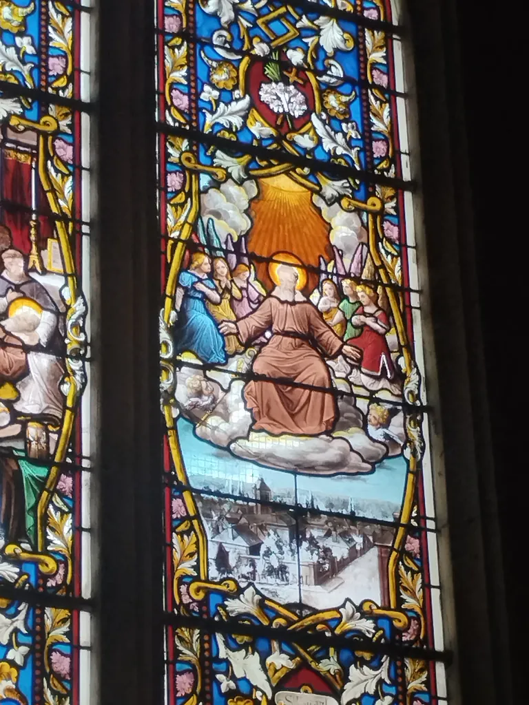 Vitrail Baie 0 dans l'Église Saint-Evroult de Damville