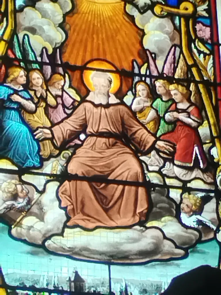 Vitrail Baie 0 dans l'Église Saint-Evroult de Damville