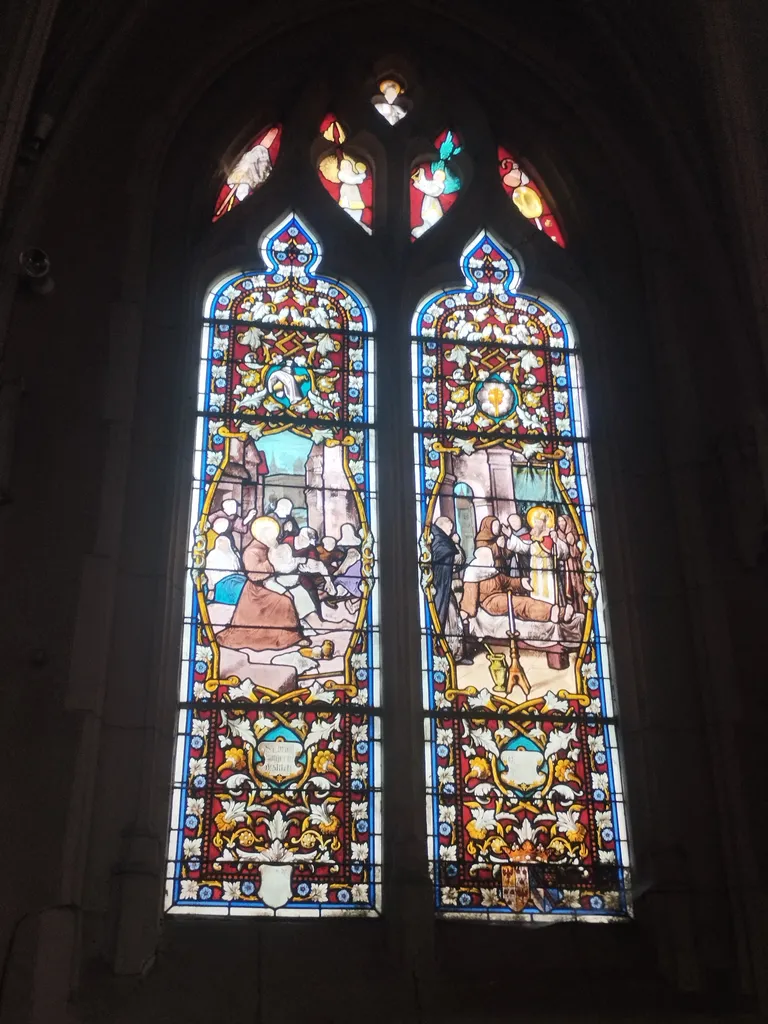 Vitrail Baie 1 dans l'Église Saint-Evroult de Damville