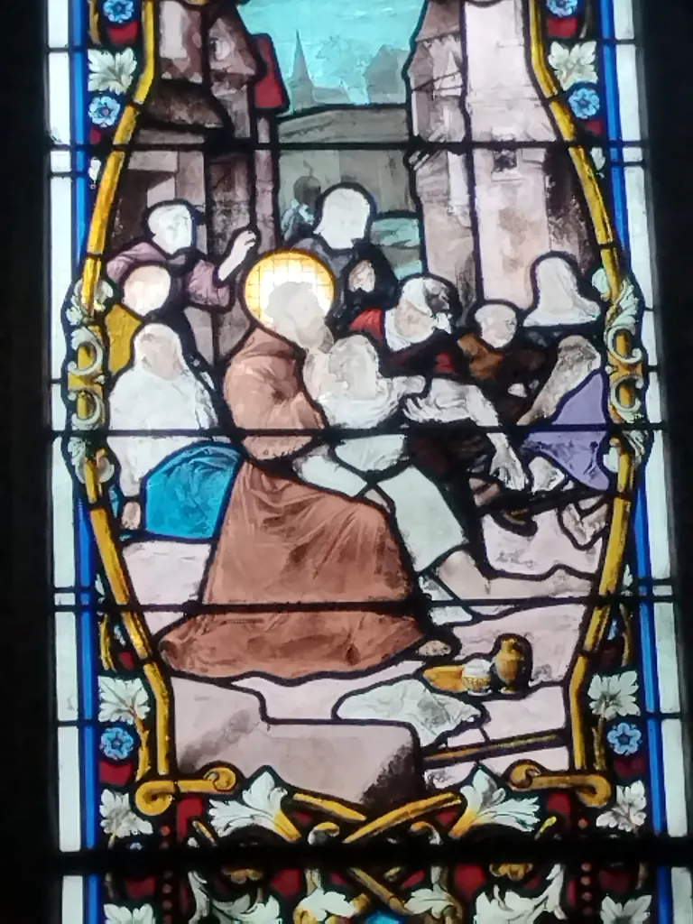 Vitrail Baie 1 dans l'Église Saint-Evroult de Damville