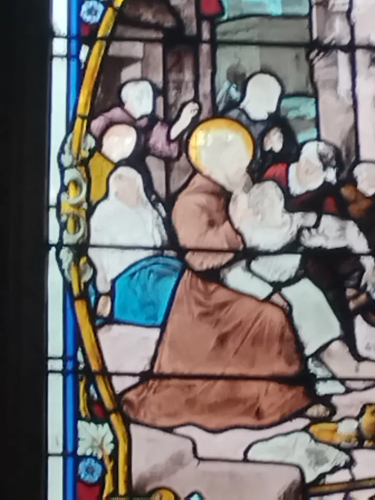 Vitrail Baie 1 dans l'Église Saint-Evroult de Damville