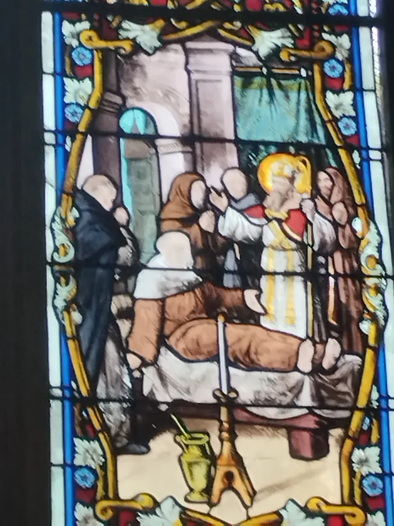 Vitrail Baie 1 dans l'Église Saint-Evroult de Damville