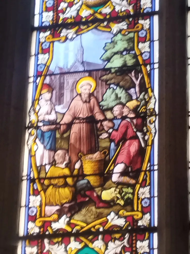 Vitrail Baie 2 dans l'Église Saint-Evroult de Damville
