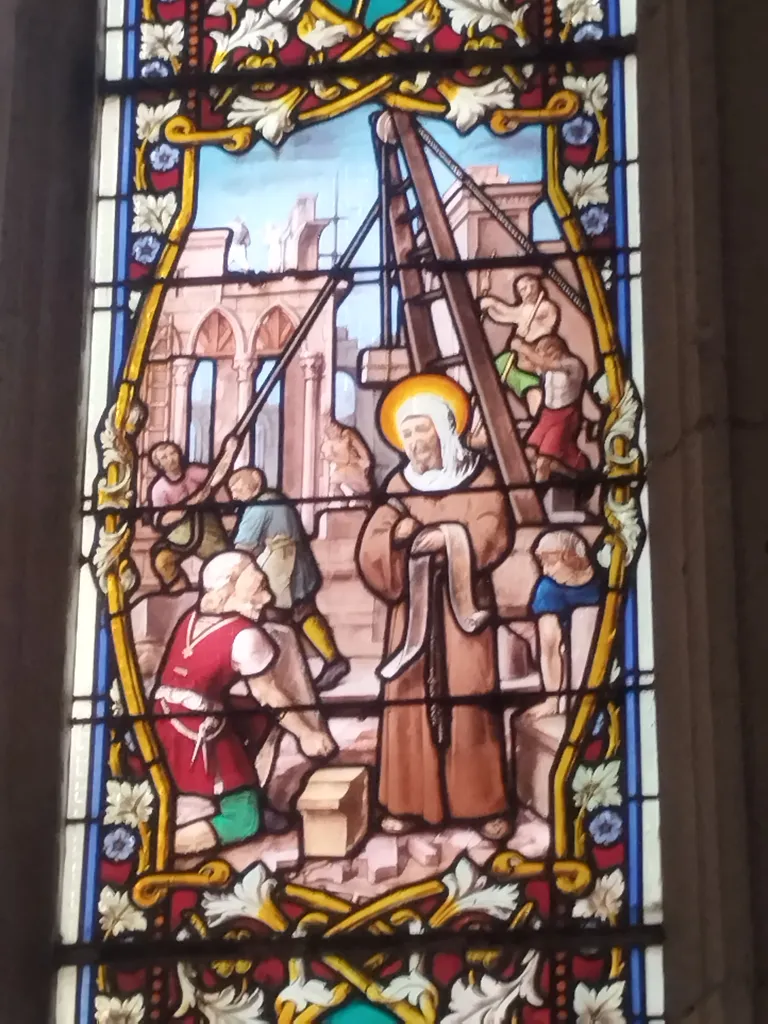 Vitrail Baie 2 dans l'Église Saint-Evroult de Damville