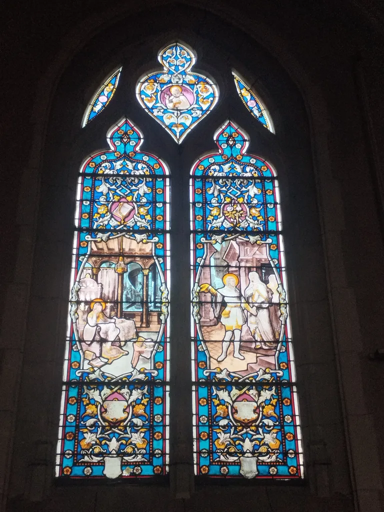 Vitrail Baie 3 dans l'Église Saint-Evroult de Damville