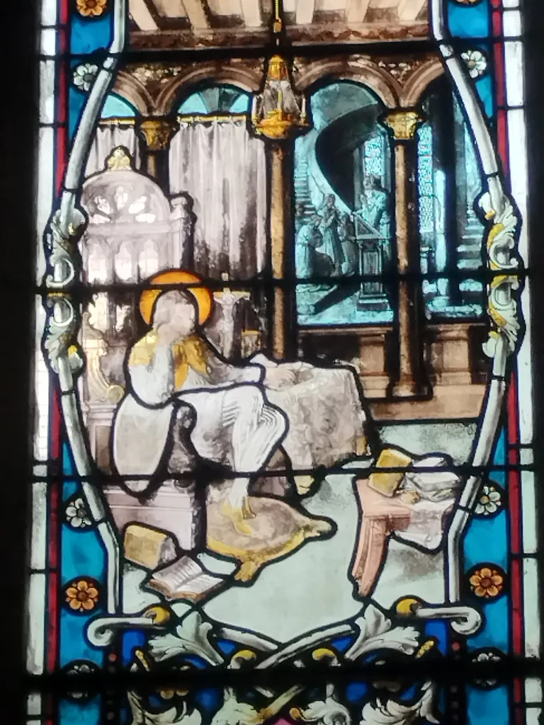 Vitrail Baie 3 dans l'Église Saint-Evroult de Damville