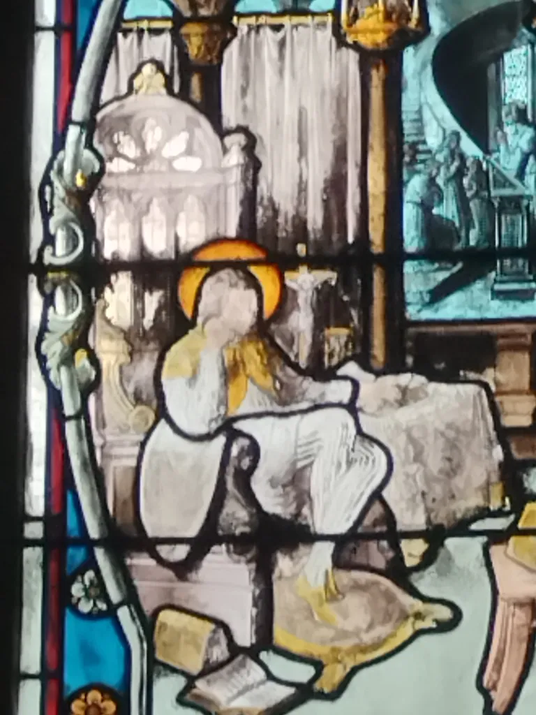 Vitrail Baie 3 dans l'Église Saint-Evroult de Damville