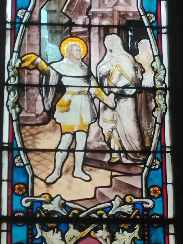 Vitrail Baie 3 dans l'Église Saint-Evroult de Damville
