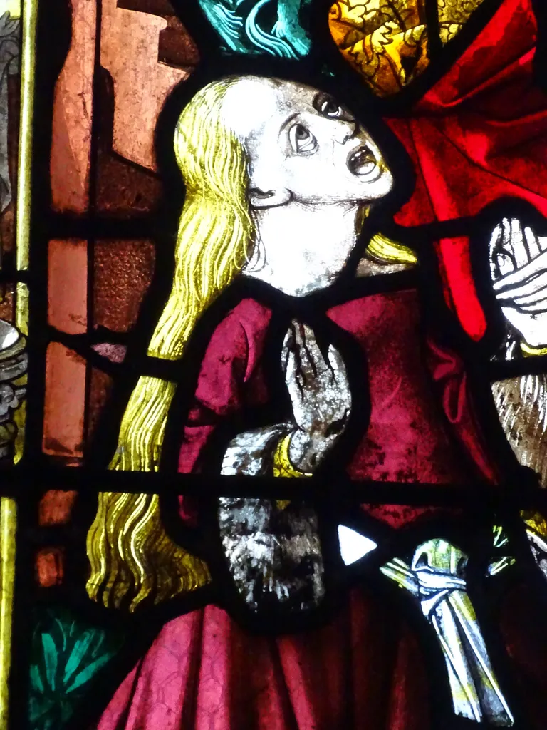 Vitrail Baie 16 : Vie de Saint-Mathurin dans l'Église Saint-Martin à Nonancourt