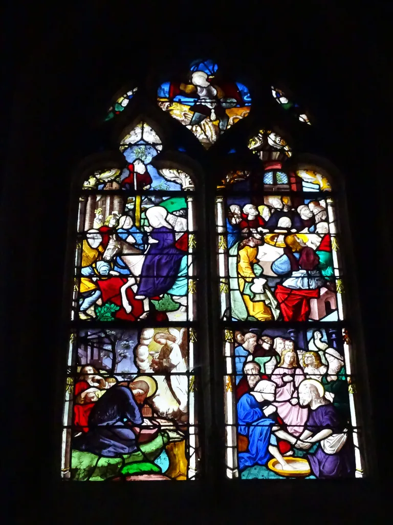 Vitrail Baie 17 : La Passion dans l'Église Saint-Martin à Nonancourt