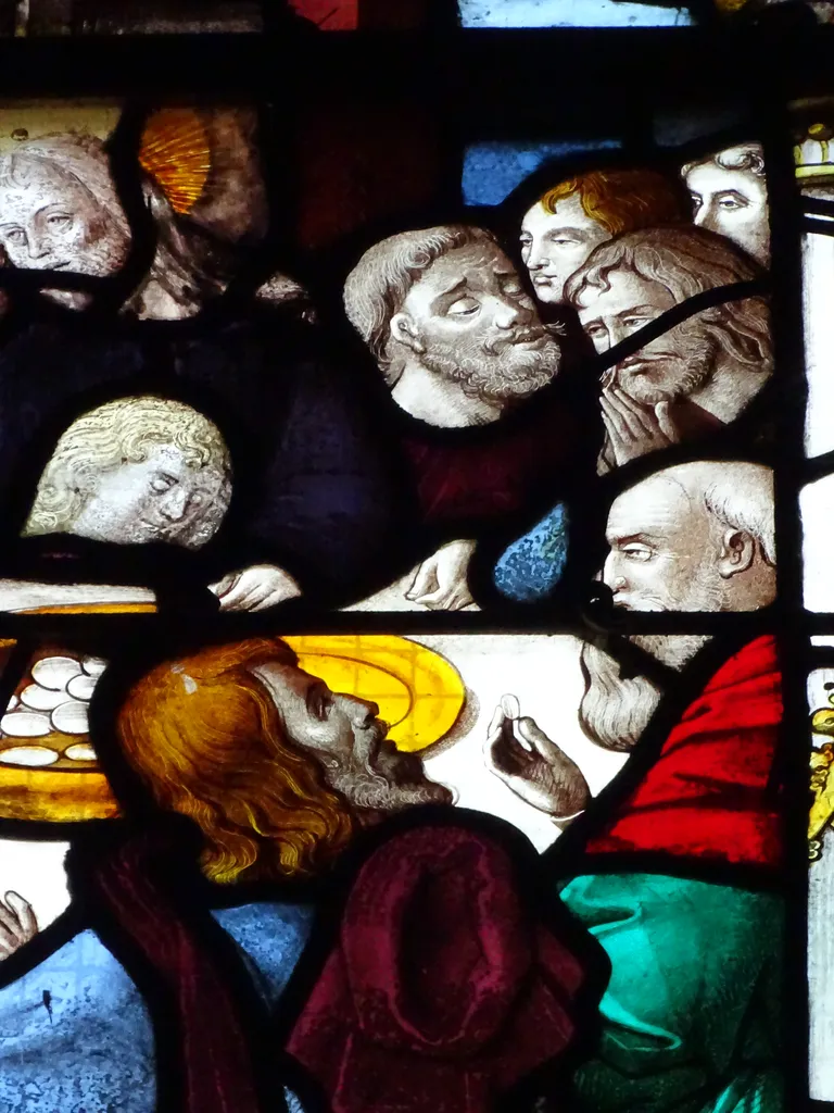 Vitrail Baie 17 : La Passion dans l'Église Saint-Martin à Nonancourt