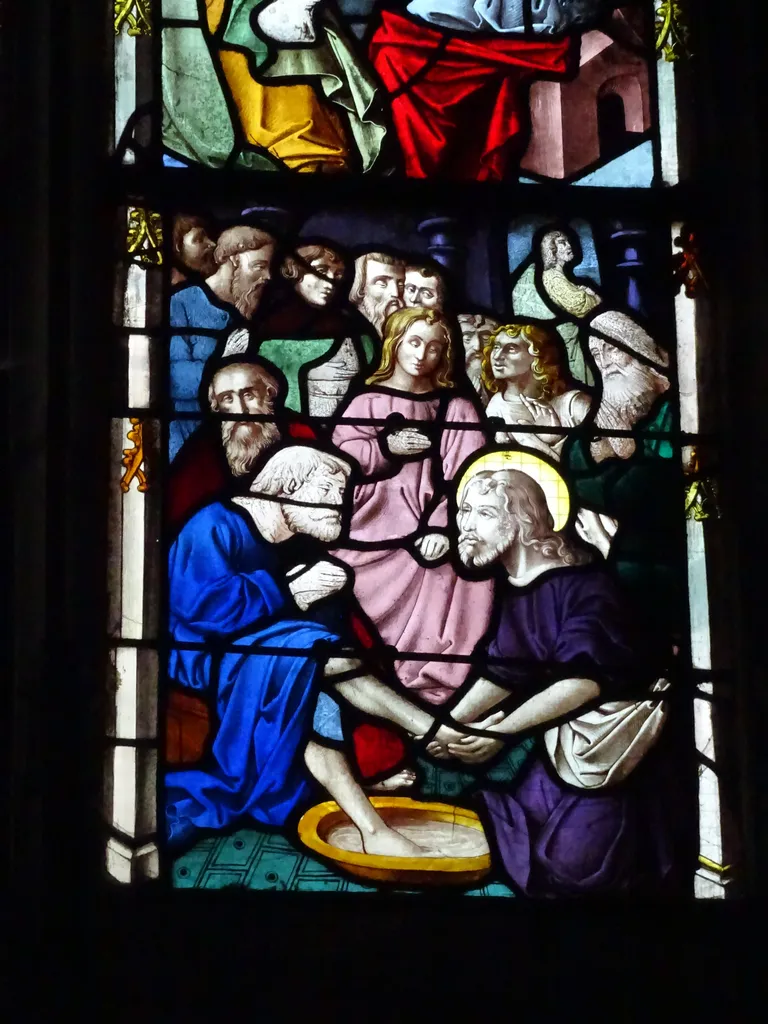 Vitrail Baie 17 : La Passion dans l'Église Saint-Martin à Nonancourt