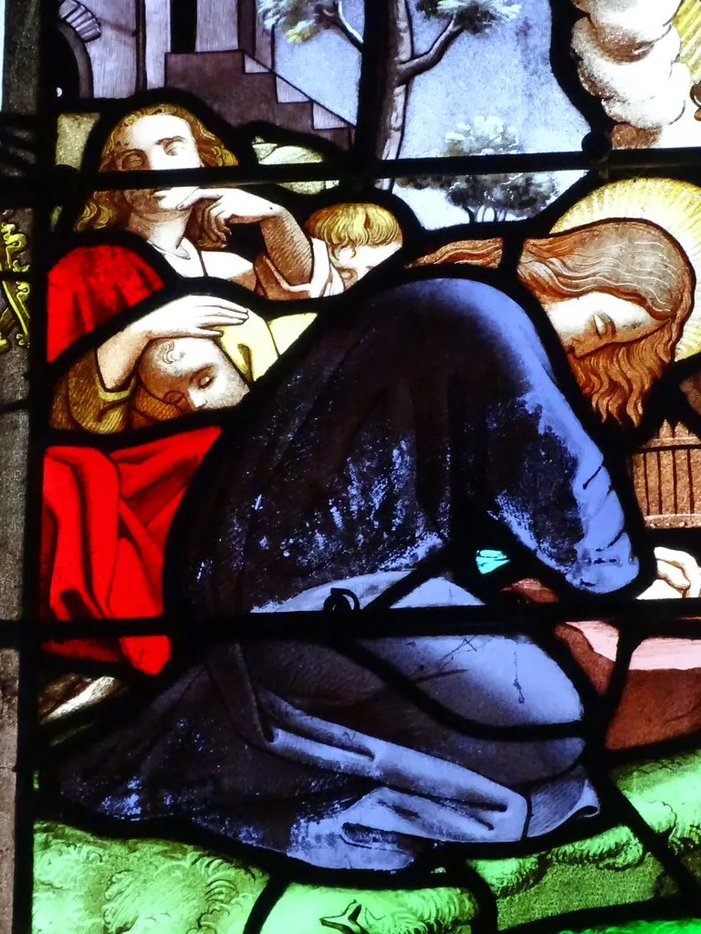 Vitrail Baie 17 : La Passion dans l'Église Saint-Martin à Nonancourt