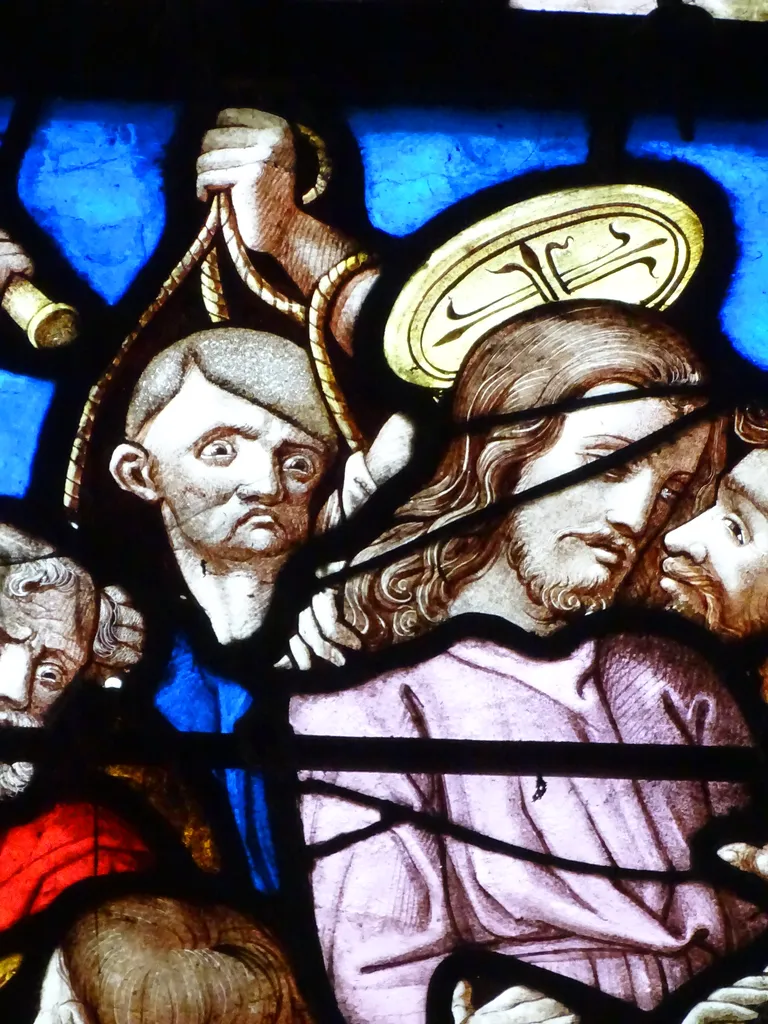 Vitrail Baie 19 : La Passion dans l'Église Saint-Martin à Nonancourt