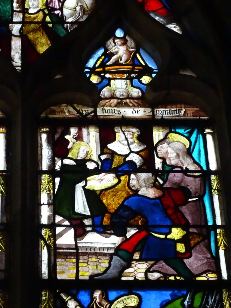Vitrail Baie 19 : La Passion dans l'Église Saint-Martin à Nonancourt