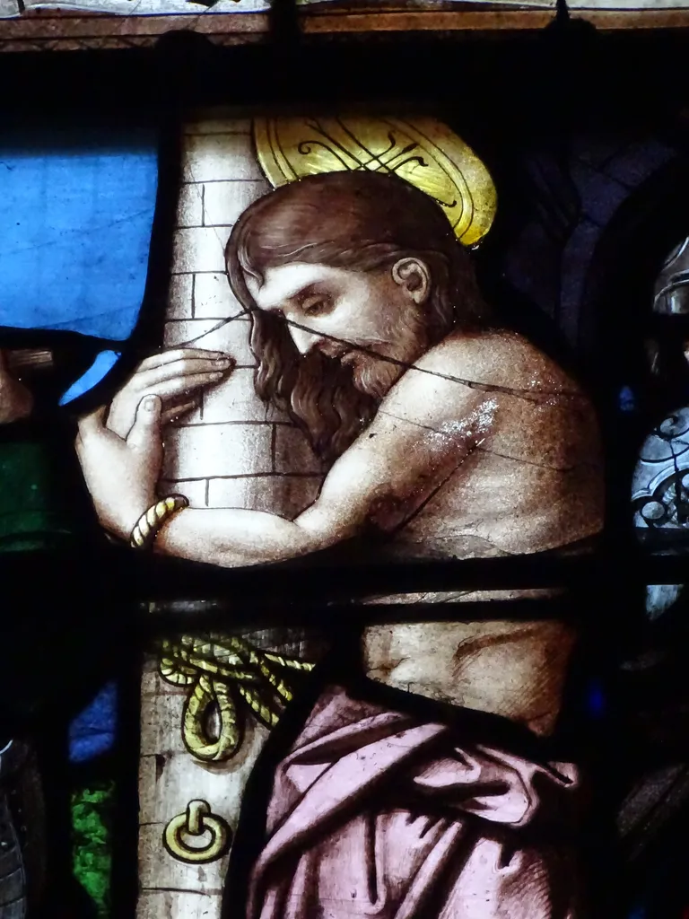 Vitrail Baie 19 : La Passion dans l'Église Saint-Martin à Nonancourt