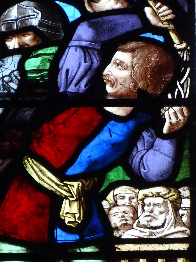 Vitrail Baie 19 : La Passion dans l'Église Saint-Martin à Nonancourt