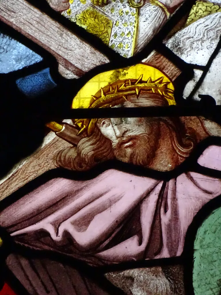 Vitrail Baie 19 : La Passion dans l'Église Saint-Martin à Nonancourt