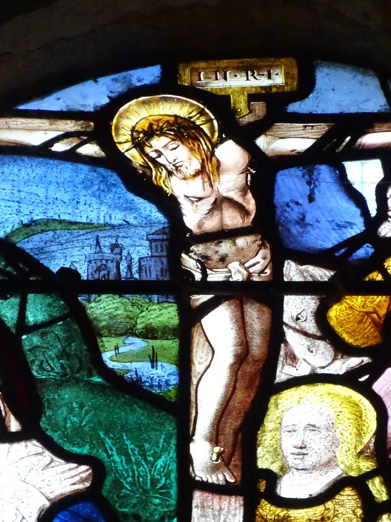 Vitrail Baie 19 : La Passion dans l'Église Saint-Martin à Nonancourt
