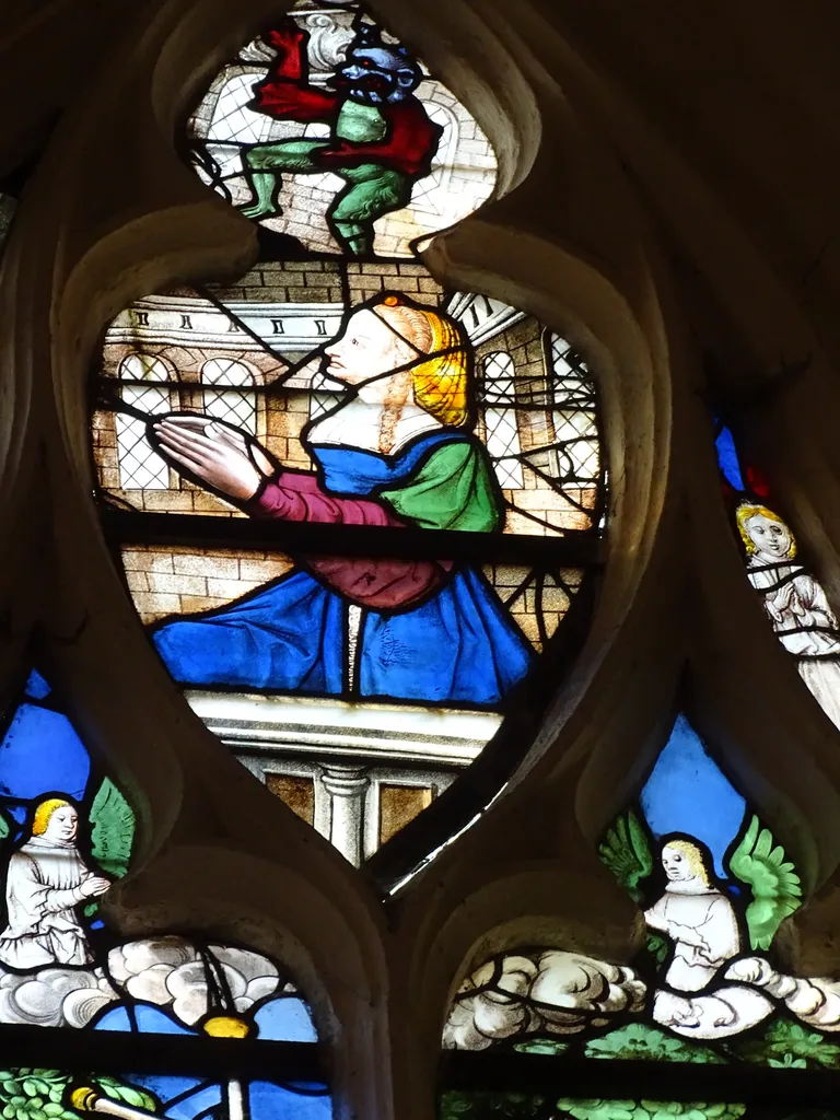 Vitrail Baie 104 : La Résurrection dans l'Église Saint-Martin à Nonancourt