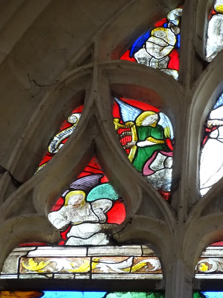 Vitrail Baie 109 : L'Entrée à Jérusalem dans l'Église Saint-Martin à Nonancourt