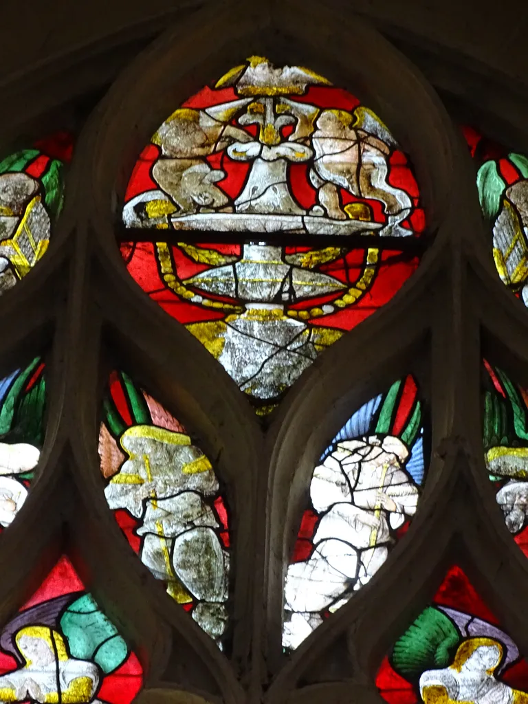 Vitrail Baie 109 : L'Entrée à Jérusalem dans l'Église Saint-Martin à Nonancourt