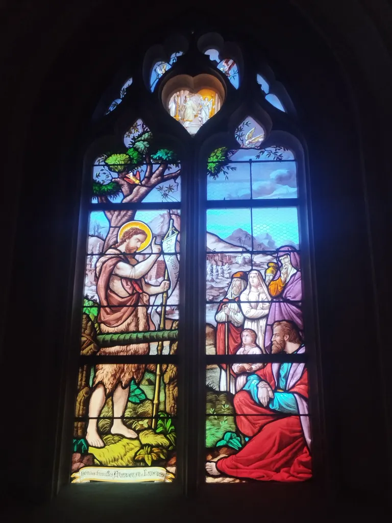Vitrail Baie 17 : Saint-Jean-Baptiste dans l'Église Saint-Ouen à Routot