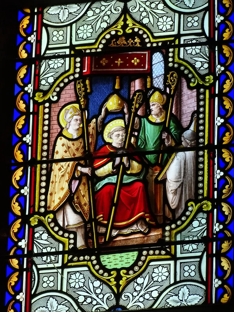 Vitrail Baie 2 dans l'Église Saint-Germain à Heuqueville