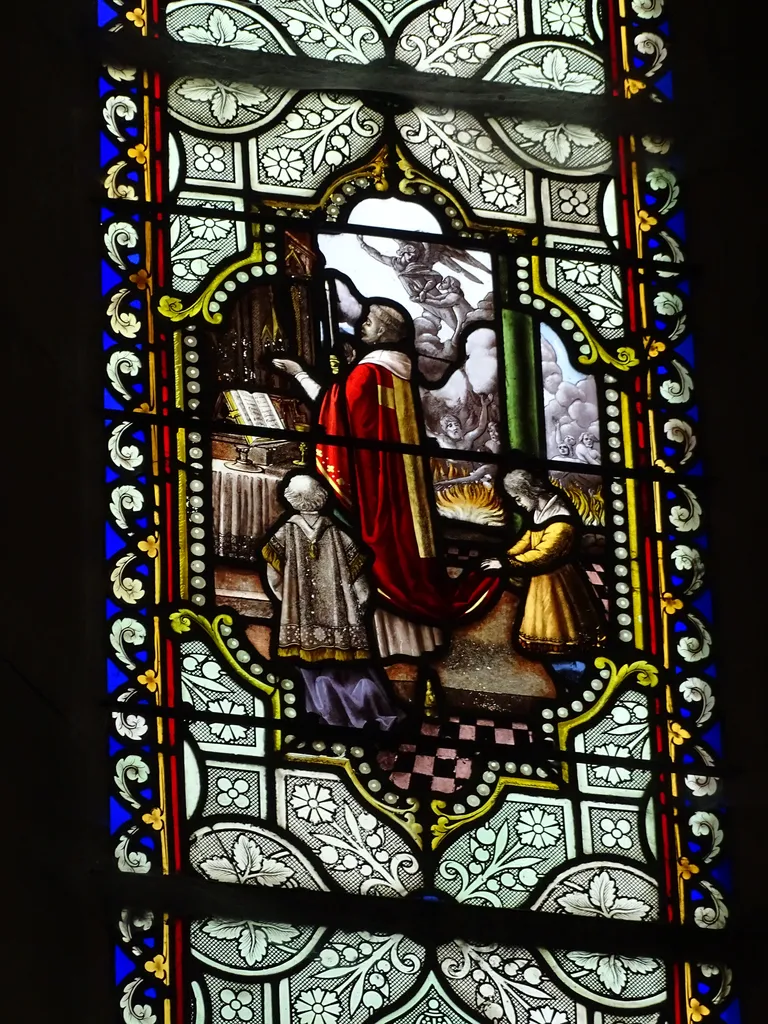 Vitrail Baie 3 dans l'Église Saint-Germain à Heuqueville