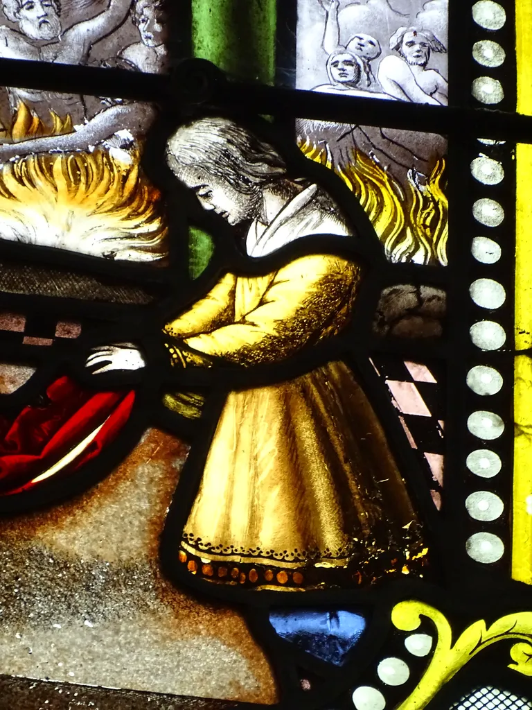 Vitrail Baie 3 dans l'Église Saint-Germain à Heuqueville
