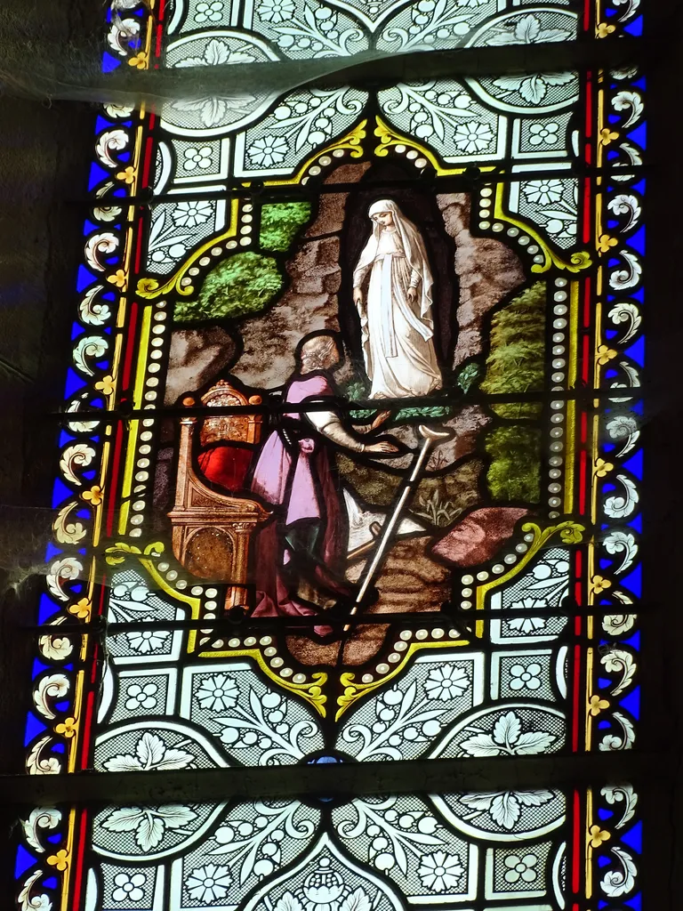 Vitrail Baie 4 dans l'Église Saint-Germain à Heuqueville