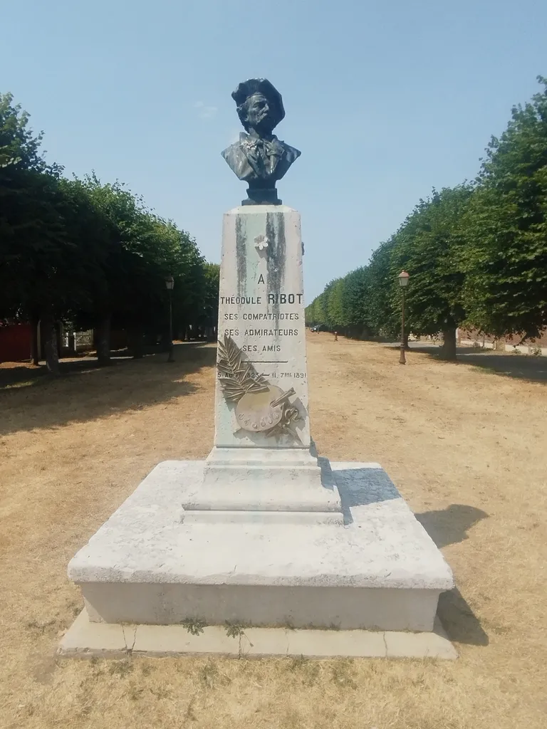 Buste de Théodule Ribot à Breteuil-sur-Iton